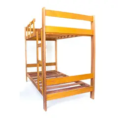 MUEBLES MACRUMO - Camarote de Madera Shihuahuaco 1.5 Plz x 5"+ Acabado