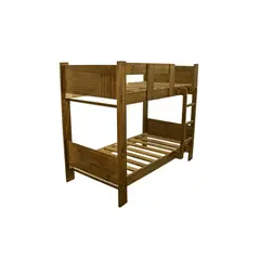 MUEBLES MACRUMO - Camarote 1.5 Plz Pino de 1.5 x 6 Apanelado+ Acabado Envejecido