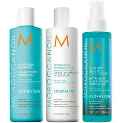 MOROCCANOIL - Shampoo 250ml + Acondicionador+ Spray All in One Hydration