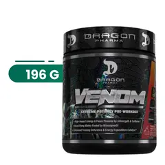 Dragpharma - VENOM - DRAGON PHARMA - 196 G - 40 SERV - PRE ENTRENO