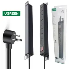 UGREEN - Extensión de 8 Salidas cable 1.80m rack regleta 1875w 15A PDU