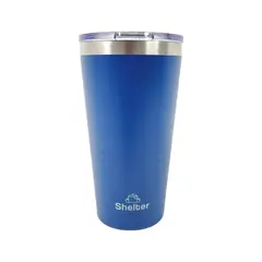 SHELTER - Tumbler Deep Blue 470ml 16oz de Acero Inoxidable