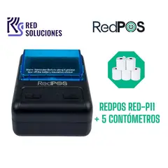 REDPOS - Ticketera Termica RED-P11 58mm USB BT + 5 contometros