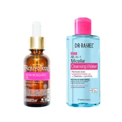 GENERICO - Aceite Facial de Rosa Mosqueta + Agua Limpiadora Micelar