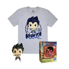 FUNKO - Vegeta Metallic Pop 614 + Polo XL Dragon Ball Z