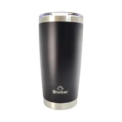 SHELTER - Tumbler Black 590ml 20oz de Acero Inoxidable