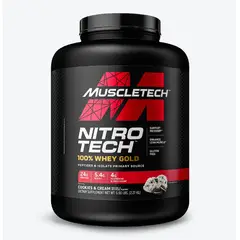 MUSCLETECH - NITROTECH 100% WHEY GOLD COOKIES AND CREAM 5lb