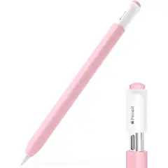 GENERICO - Funda de silicona para Apple Pencil 3ra generación USB-C - ROSA