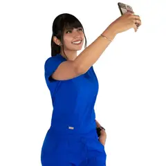 TWELVE - - conjunto médico scrub Chloe - Azulino