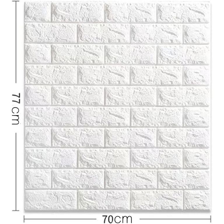 PAPEL TAPIZ BLANCO 3D ADHESIVA SET