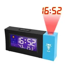 GENERICO - Reloj Digital Proyector Recargable Sensor de Escritorio Oficina Hogar