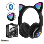 GENERICO - Audífonos Bluetooth Orejas Gato Led Cats Recargable Itelsist