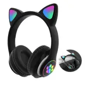 GENERICO - Audífonos Bluetooth Orejas Gato Led Cats Recargable Itelsist