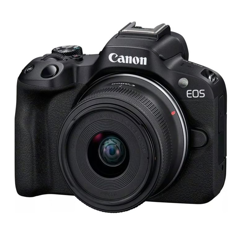 Cámara Eos R50 Mirrorless 18-45mm Color Negro