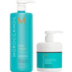 MOROCCANOIL - Shampoo Hidratante 1000ml + Mascarilla Intensa Hydration