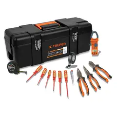 TRUPER - Caja para herramientas 26 + Kit electricista