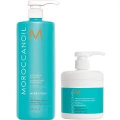 MOROCCANOIL - Shampoo Hidratante Litro+ Mascarilla Ultraligera Hydration