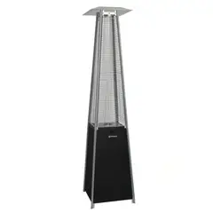 IMACO - Calentadorestufa De Patio Piramidal Php1300 Acero Inoxidable