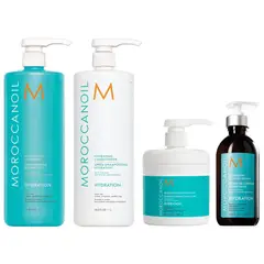 MOROCCANOIL - Shampoo 1000ml + Acondicionador + Mask + Crema Hydration