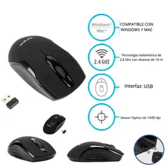 TARGUS - MOUSE W575 - INALÁMBRICO Negro
