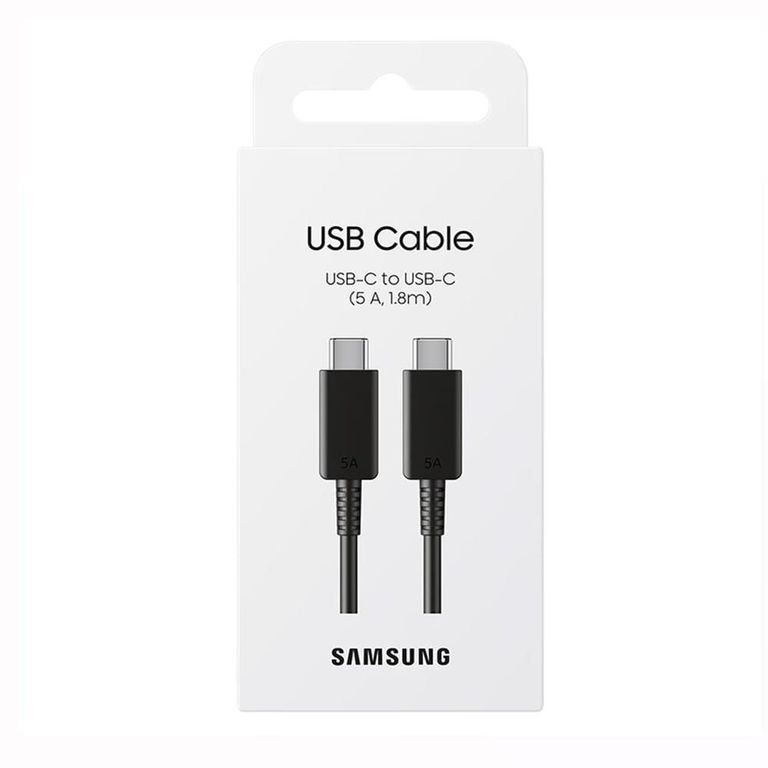 Cable Usb-C to Usb-C 5A 1 8Metros Original NEGRO