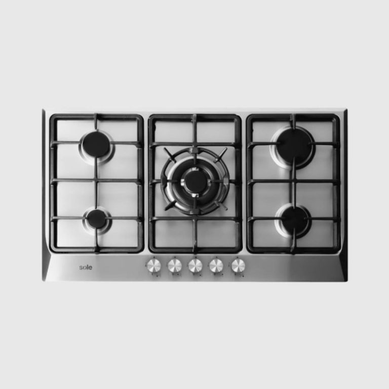 Encimera Acero Inoxidable A Gas 86cm SOLCO038