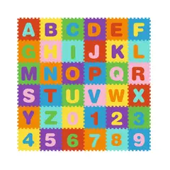 OEM - Pisos Alfombra Antigolpes Didactico De Goma EVA 36 Piezas