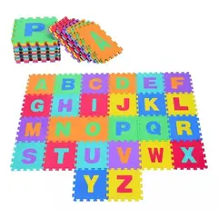 OEM - Pisos Alfombra Antigolpes Didactico De Goma EVA 26 Piezas