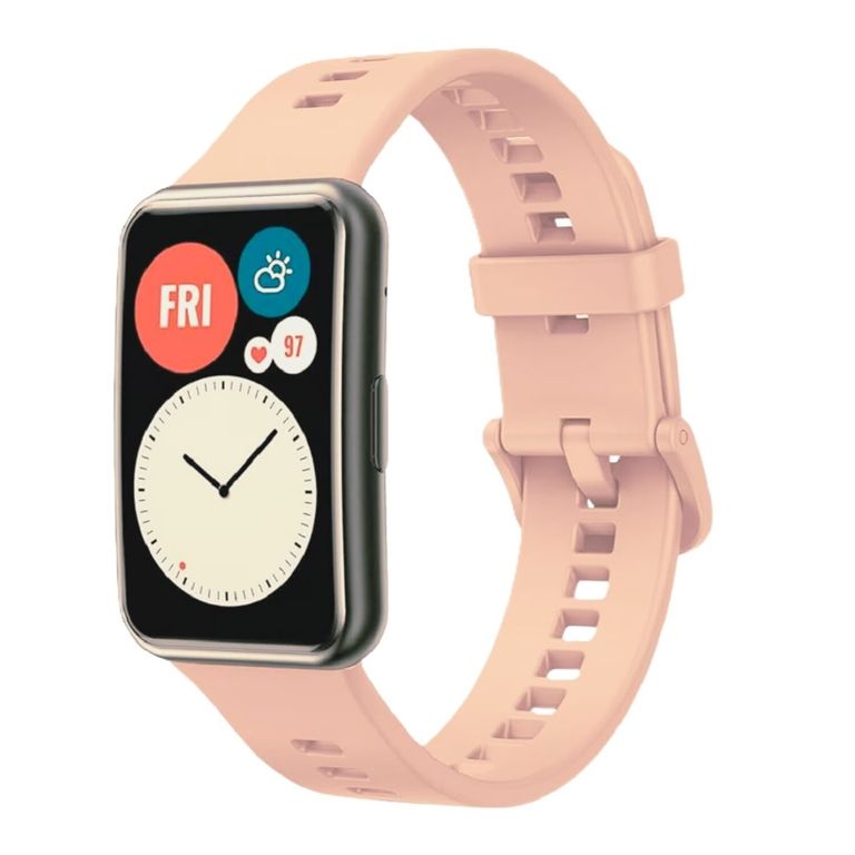 Correa De Silicona para huawei Watch Fit 1 - Rosado