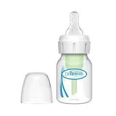 DR BROWNS - Biberón de Boca Estrecha 2oz Anticólicos para Prematuros