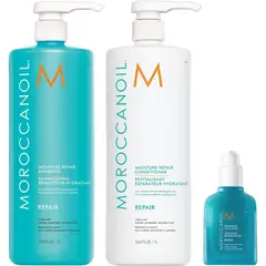 MOROCCANOIL - Shampoo Reparador 1000ml + Acondicionador+ Infusión Repair