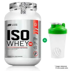UNIVERSE NUTRITION - PROTEÍNA ISOLATADA ISO WHEY DE 1.1 KG CHOCOLATE MÁS SHAKER
