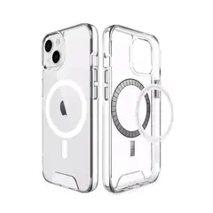 GENERICO - FUNDA PARA IPHONE 15 CLEAR CASE CON MAGSAFE TRANSPARENTE