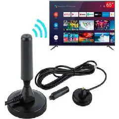 GENERICO - Antena HD de TV Digital 360º de Recepción Cable 4.3 Mts