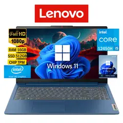 LENOVO - Laptop Ideapad Slim 3 Intel Core i5-12450H Pantalla 15.6" FHD RAM 16GB SSD 512GB Windows 11
