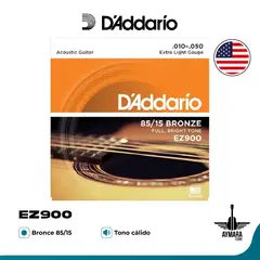DADDARIO - EZ900 Cuerdas Guitarra Folk 010-050