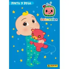 GENERICO - COCOMELON PINTA Y PEGA LIBRO DE PEGATINAS