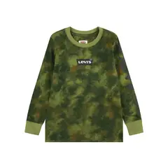 LEVIS - Polo para Niño Manga Larga Printed Camo