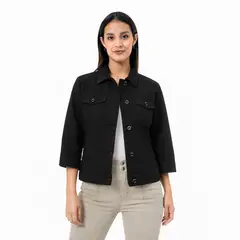 PIONIER - CASACA DENIM RING CCAP LOWIX STONE BLACK ST