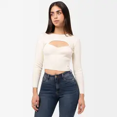 SQUEEZE - Polera French Terry Mujer Georji Pionier