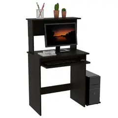 MUEBLES CRISOSTOMO - Escritorio Estante Moderno Wengue 69 cm