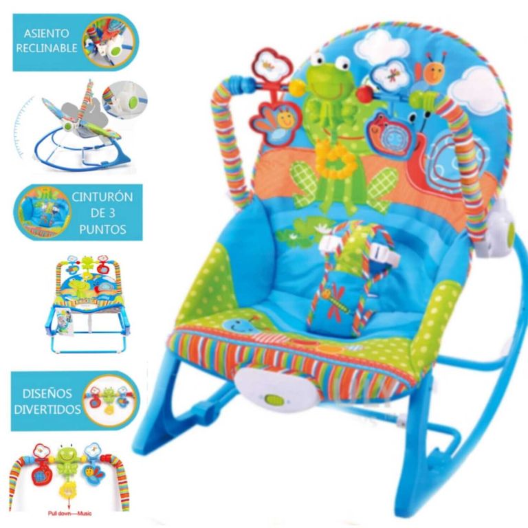 Silla Mecedora con Vibrador Musical y Toys ROCKER