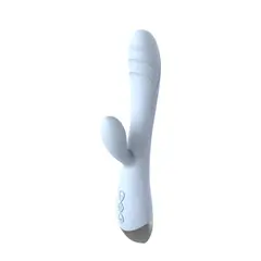 GENERICO - Dildo Vibrador Consolador Ultra Suave Exitager Bunny Celeste