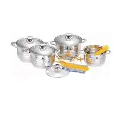 GENERICO - Juego de ollas LIBANESA 8 PZ Acero. Inox TECNOLOGIA ALEMANIA