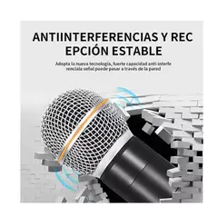 GENERICO - Microfono Inalambrico Doble Profesional Universal