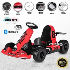 IMPORTADO MC - Go Kart a Batería «FAST HORSE» con Bluetooth Red