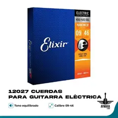 ELIXIR - 12027 Cuerdas para Guitarra Eléctrica 09-46