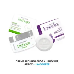 GENERICO - Crema Lechuga 100G + Jabón De Arroz - La Cooper_.