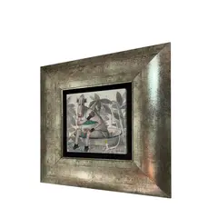 GENERICO - Cuadro al Óleo Colección Ventura Cow I 44x44 cm