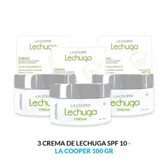 GENERICO - 3 Crema De Lechuga La Cooper Spf 10 - 100 Gr_.